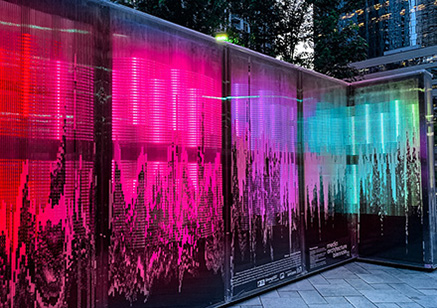 Ethera 燈光交互公共藝術裝置（MAB23）