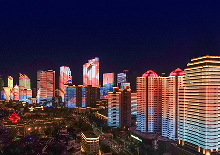 青島上合峰會燈光亮化工程